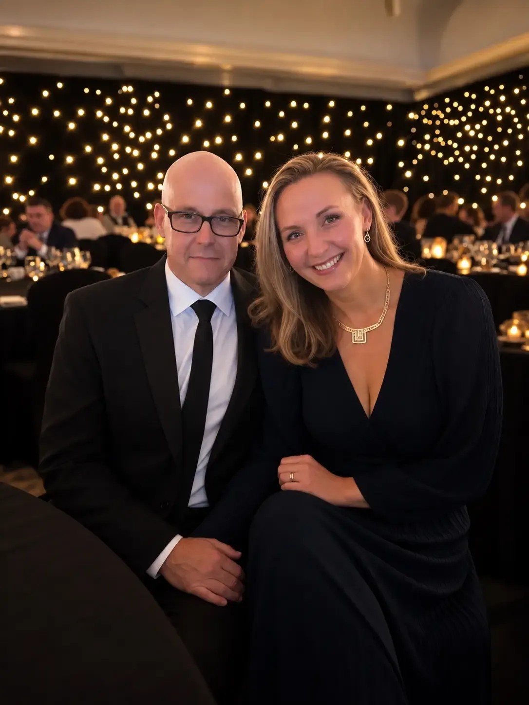 Photo of Ryan and Lina White at Awards Ceremony