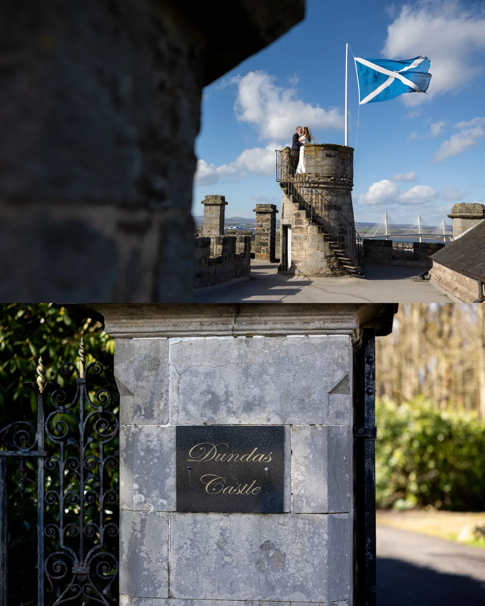 A little peek at Caroline & Connor beautiful wedding day at the ever-magical ...